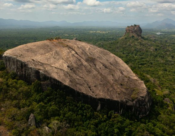 The ancient rainwater harvesting marvel of  Pidurangala rock